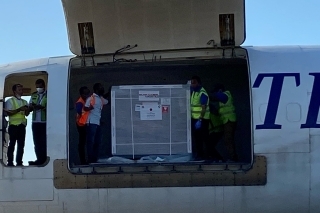 arrival of vaccine at Dili