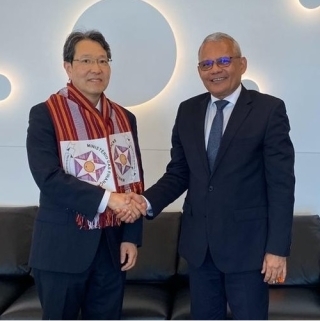 Ambassador Kimura and Minister Rui Pires