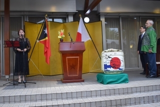 national anthem by Ms. Miyako Kuwae