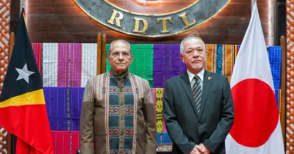 Ambassador Yamamoto and President Ramos-Horta