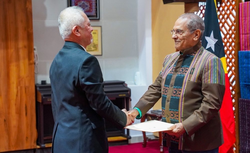 Ambassador Yamamoto and President Ramos-Horta